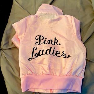 Pink Ladies Jacket with neck scarf